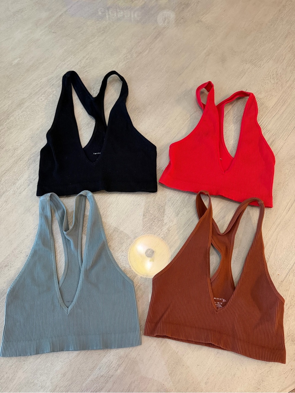 INTIMATELY FREE PEOPLE • 4-PIECE BRA / BRALETTE BUNDLE # 2 • SIZE M/L